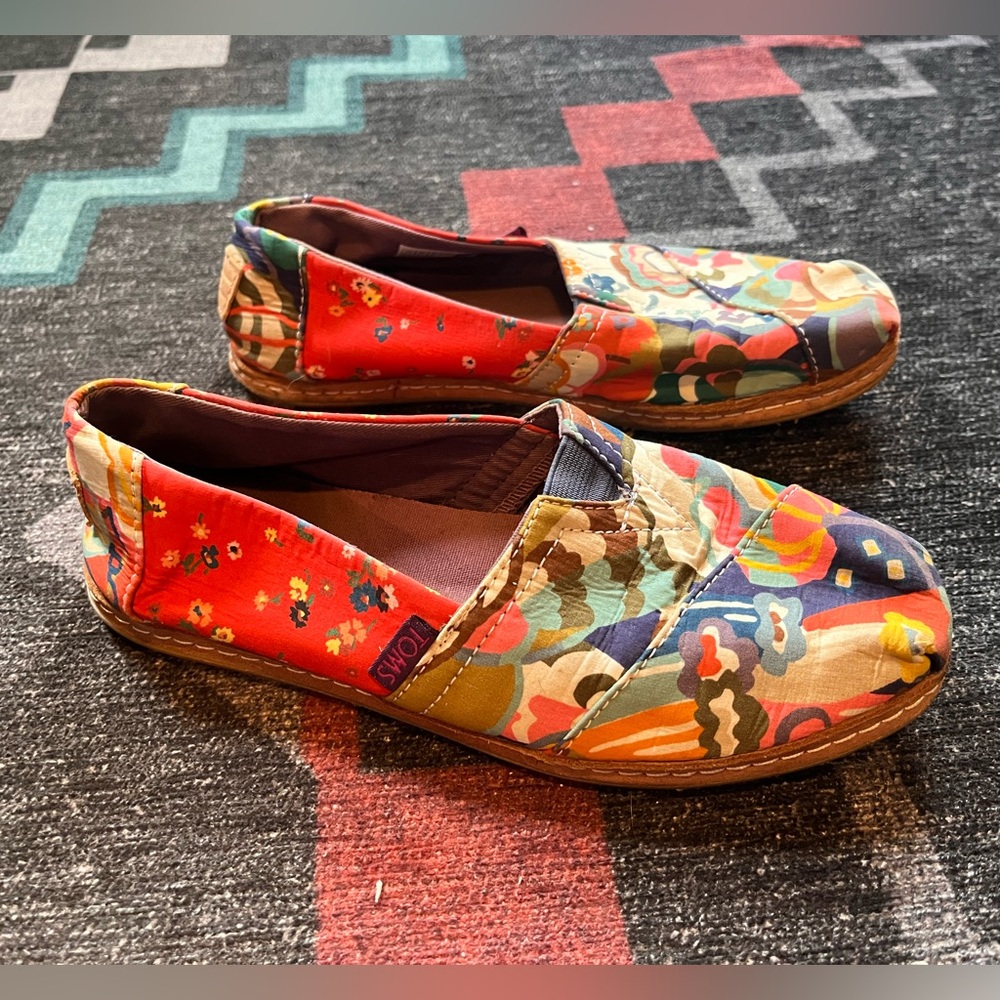 Toms Women’s Alpargata Liberty and London Collab Shoes Size 5.5 - Picture 4 of 6